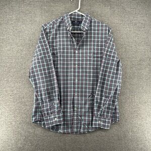Vineyard Vines Slim Fit Tucker Shirt Men Size Medium Red Plaid Long Sleeve